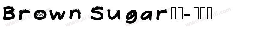 Brown Sugar小写字体转换